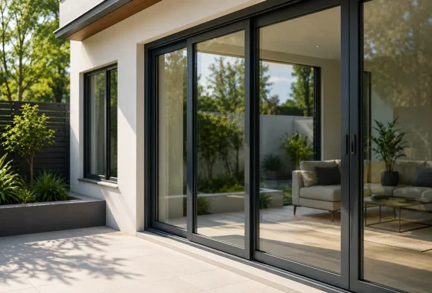 Modern-Glass-House-Courtyard